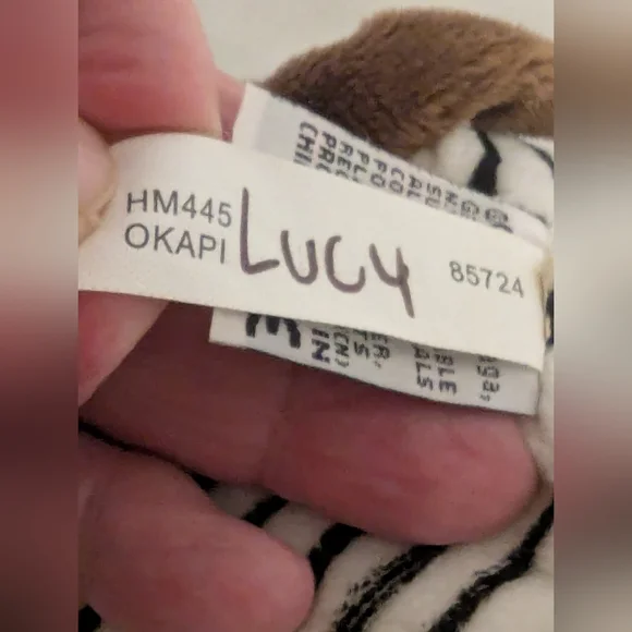 Webkinz Okapi - No Code. 10 Inches. Fair Condition. - Picture 9 of 9